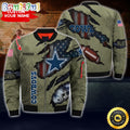 Personalized NFL Dallas Cowboys Bomber Jacket Iconic Bomber Look
