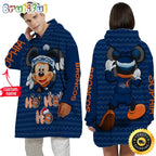 Personalized NFL Denver Broncos Blanket Hoodie Mickey Unisex Hoodie