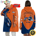 Personalized NFL Denver Broncos Blanket Hoodie Unisex Hoodie For Football Fans