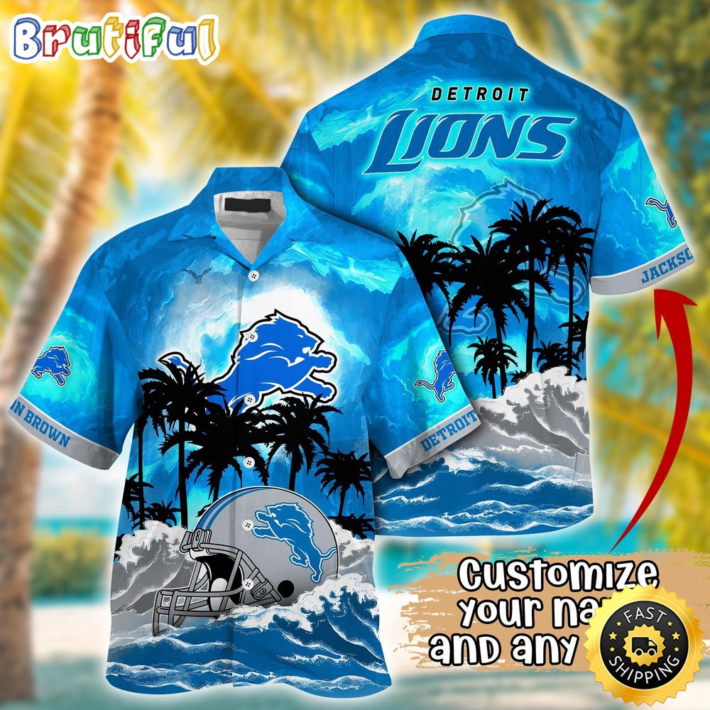 Personalized NFL Detroit Lions Best Hawaiian Shirt Ever Aloha Shirt For Fans