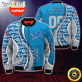 Personalized NFL Detroit Lions Bomber Jacket Urban Bomber Fashion