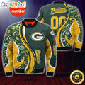Personalized NFL Green Bay Packers Bomber Jacket Urban Bomber Fashion