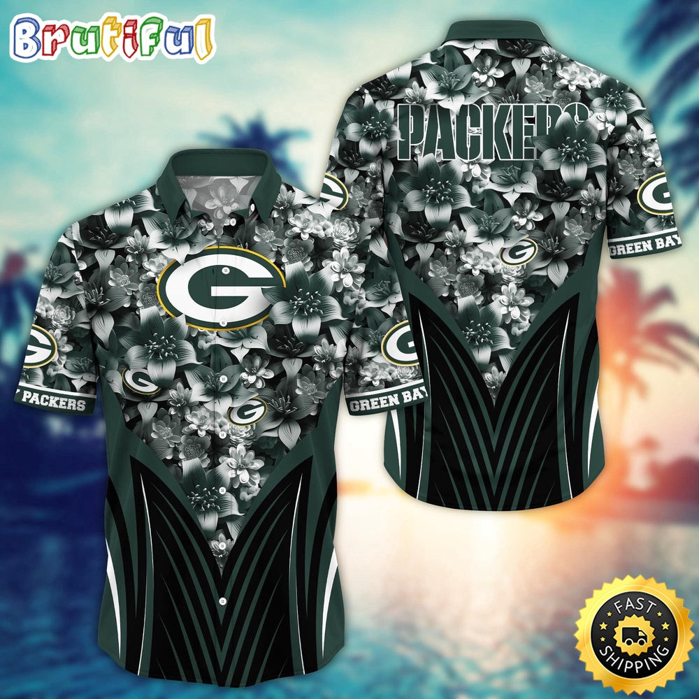 Personalized NFL Green Bay Packers Hawaiian Shirt Tropical Aloha Shirt