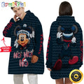 Personalized NFL Houston Texans Blanket Hoodie Mickey Unisex Hoodie