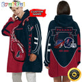 Personalized NFL Houston Texans Blanket Hoodie Unisex Hoodie For Football Fans