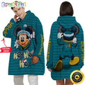 Personalized NFL Jacksonville Jaguars Blanket Hoodie Mickey Unisex Hoodie