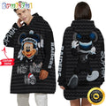 Personalized NFL Las Vegas Raiders Blanket Hoodie Mickey Unisex Hoodie