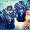 Personalized NFL Los Angeles Rams Hawaiian Shirt Tropical Aloha Shirt