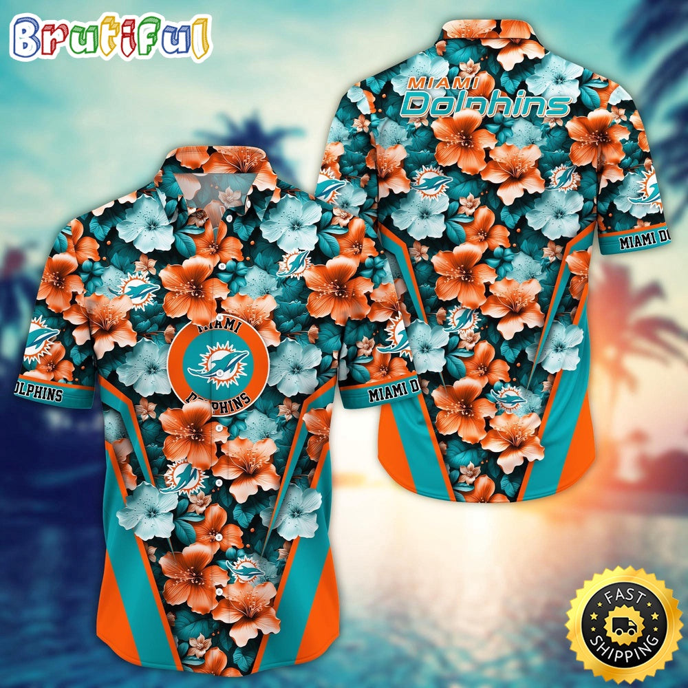 Personalized NFL Miami Dolphins Hawaiian Shirt New Arrivals Trending Aloha Shirt