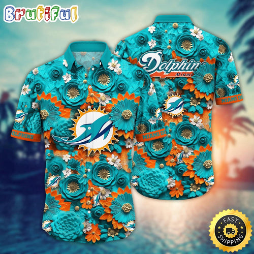 Personalized NFL Miami Dolphins Hawaiian Shirt Trending For This Summer Aloha Shirt