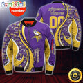 Personalized NFL Minnesota Vikings Bomber Jacket Urban Bomber Fashion