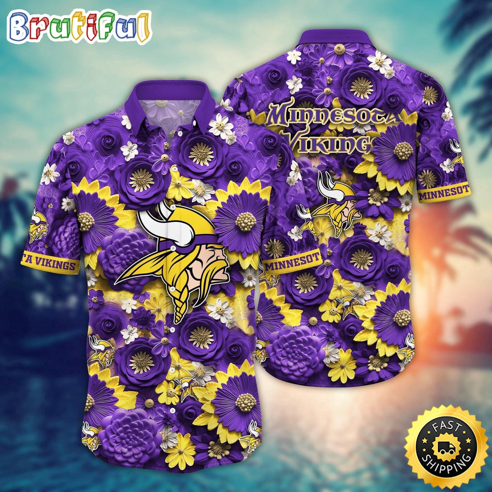Personalized NFL Minnesota Vikings Hawaiian Shirt Trending For This Summer Aloha Shirt