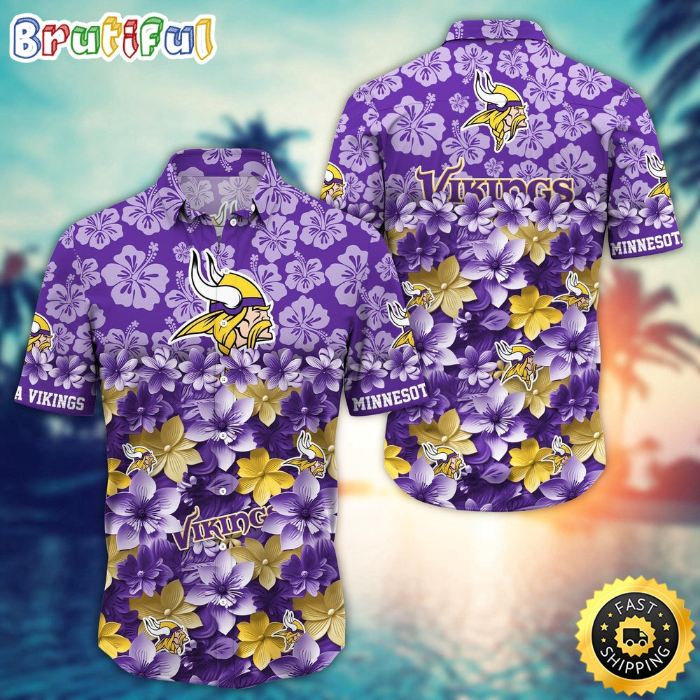Personalized NFL Minnesota Vikings Hawaiian Shirt Trending Summer