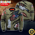 Personalized NFL New England Patriots Bomber Jacket Iconic Bomber Look