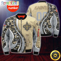 Personalized NFL New Orleans Saints Bomber Jacket Urban Bomber Fashion