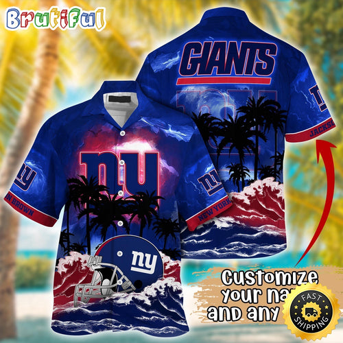 Personalized NFL New York Giants Best Hawaiian Shirt Ever Aloha Shirt For Fans