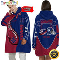 Personalized NFL New York Giants Blanket Hoodie Unisex Hoodie For Football Fans