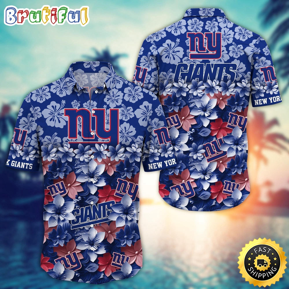 Personalized NFL New York Giants Hawaiian Shirt Trending Summer