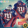 Personalized NFL New York Giants Hoodie Flower Print 3D Hoodie