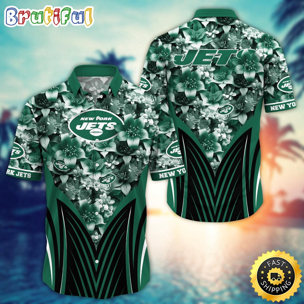 Personalized NFL New York Jets Hawaiian Shirt Tropical Aloha Shirt