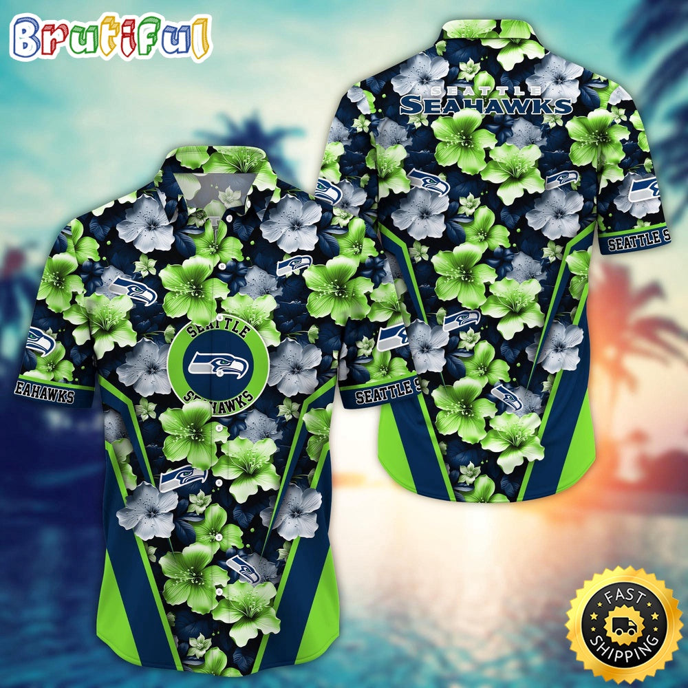 Personalized NFL Seattle Seahawks Hawaiian Shirt New Arrivals Trending Aloha Shirt