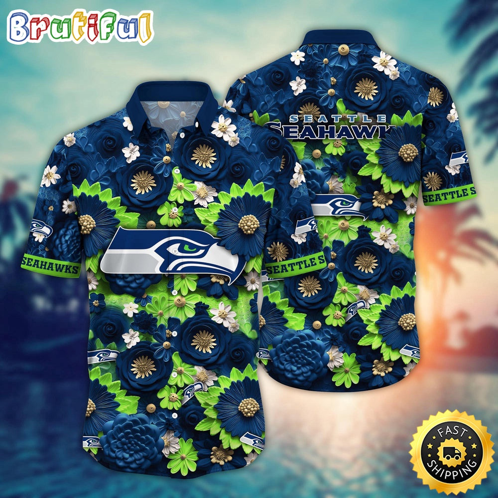 Personalized NFL Seattle Seahawks Hawaiian Shirt Trending For This Summer Aloha Shirt