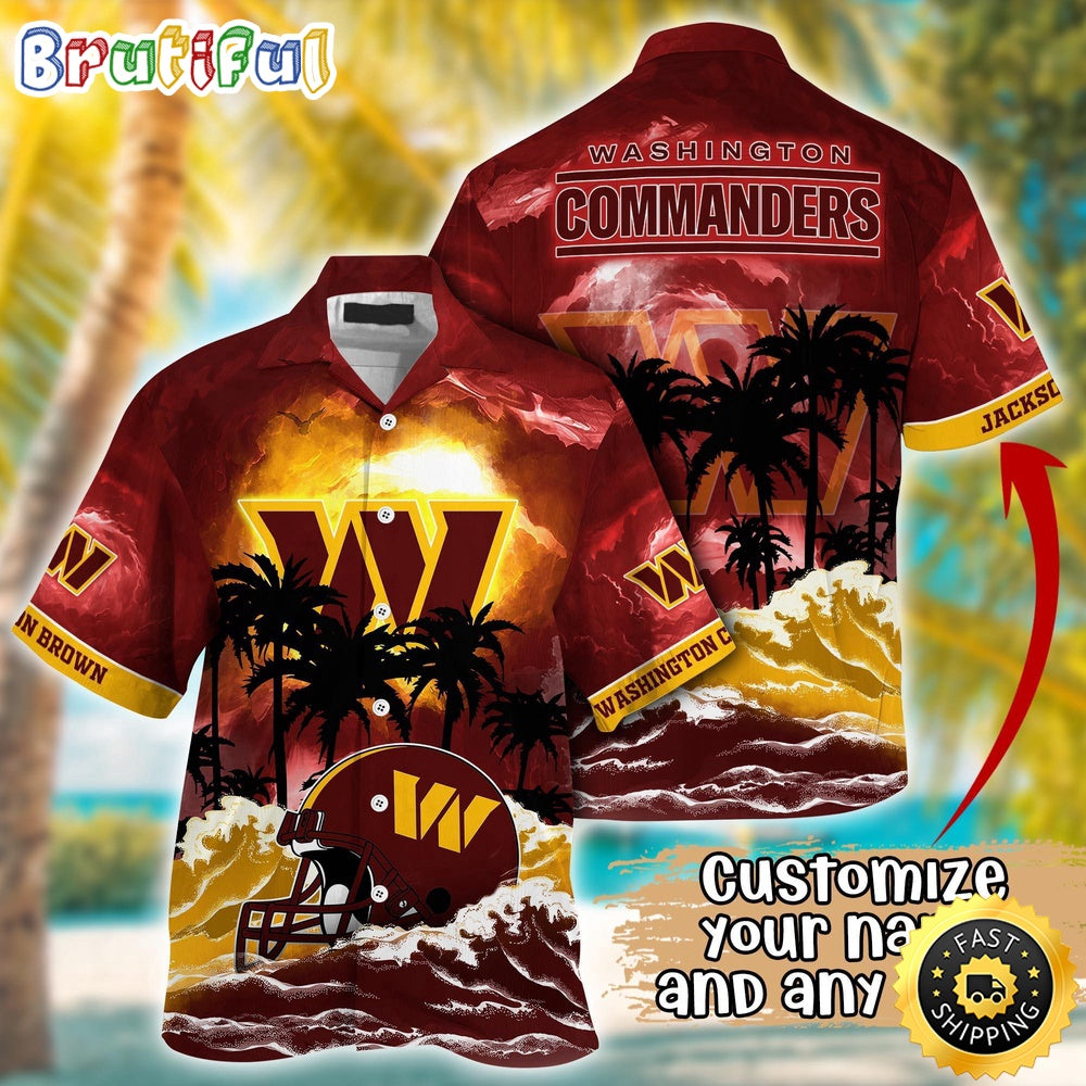 Personalized NFL Washington Commanders Best Hawaiian Shirt Ever Aloha Shirt For Fans