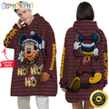 Personalized NFL Washington Commanders Blanket Hoodie Mickey Unisex Hoodie