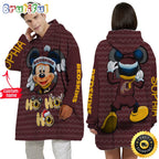 Personalized NFL Washington Commanders Blanket Hoodie Mickey Unisex Hoodie