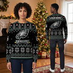Personalized Philadelphia Eagles Logo Custom Name Ugly Christmas Sweater