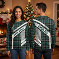 Personalized Philadelphia Eagles Plaid Custom Name Christmas Sweater