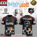 Perth Bears x Bluey & Bingo Night 2026 Black T-Shirt