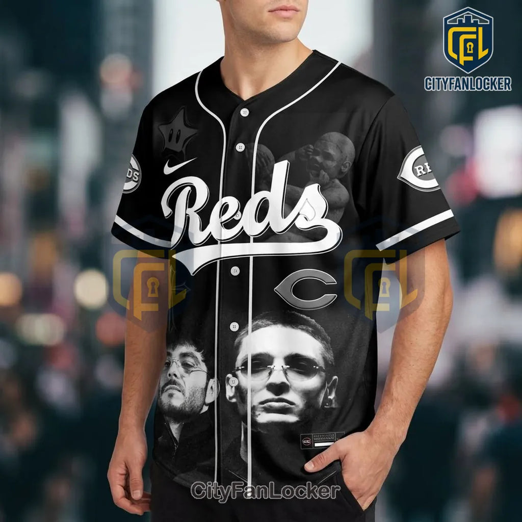 Peso Pluma Dinastía Tour 2026 Reds Limited Edition Baseball Jersey
