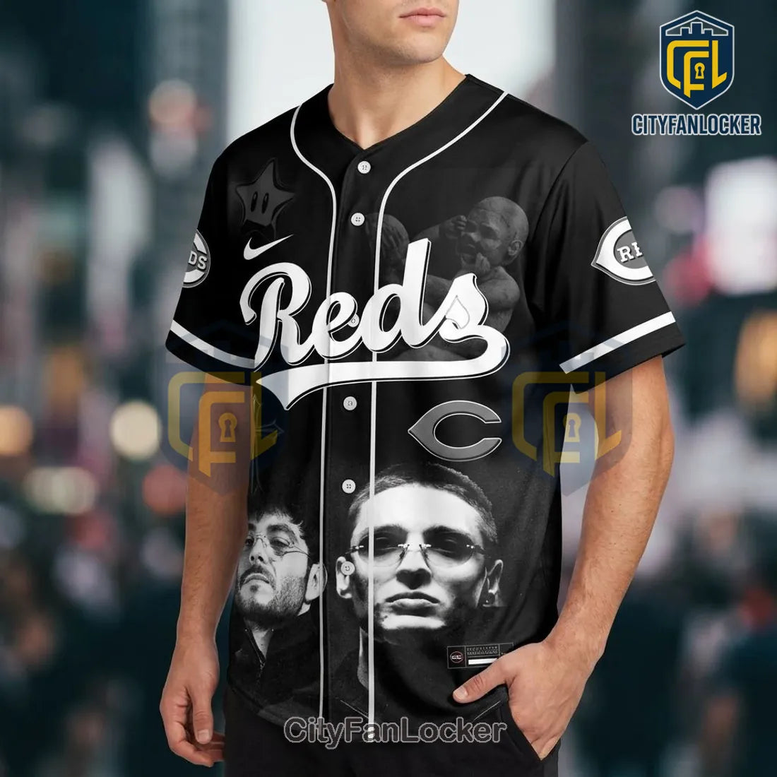 Peso Pluma Dinastía Tour 2026 Reds Limited Edition Baseball Jersey