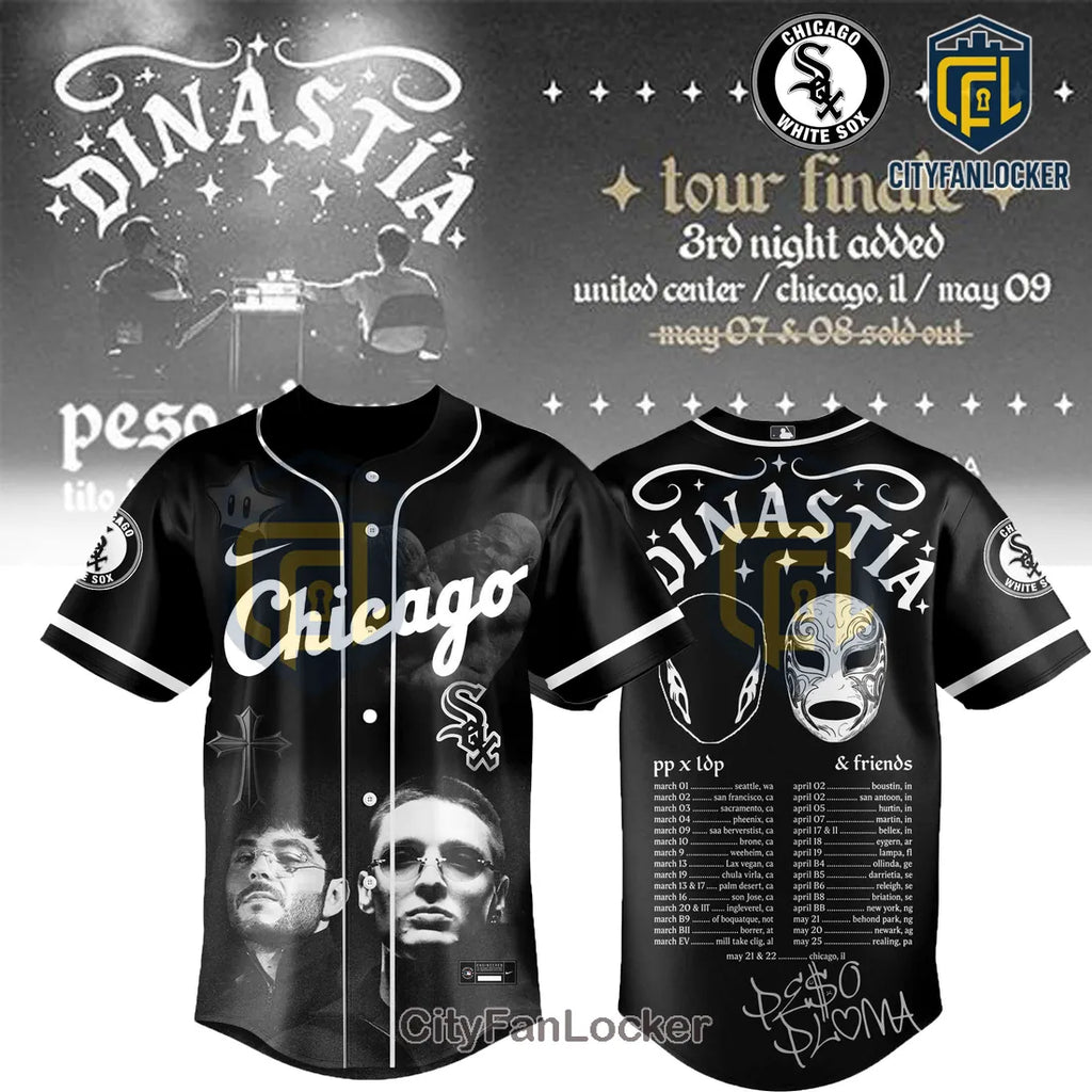 Peso Pluma Dinastia Tour Chicago White Sox 2026 Limited Baseball Jersey