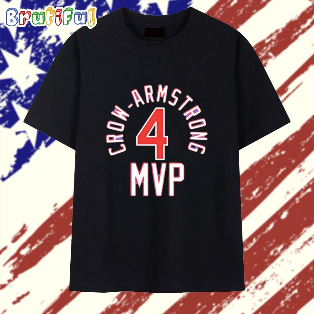 Pete Crow Armstrong MVP Chicago Cubs Text T Shirt