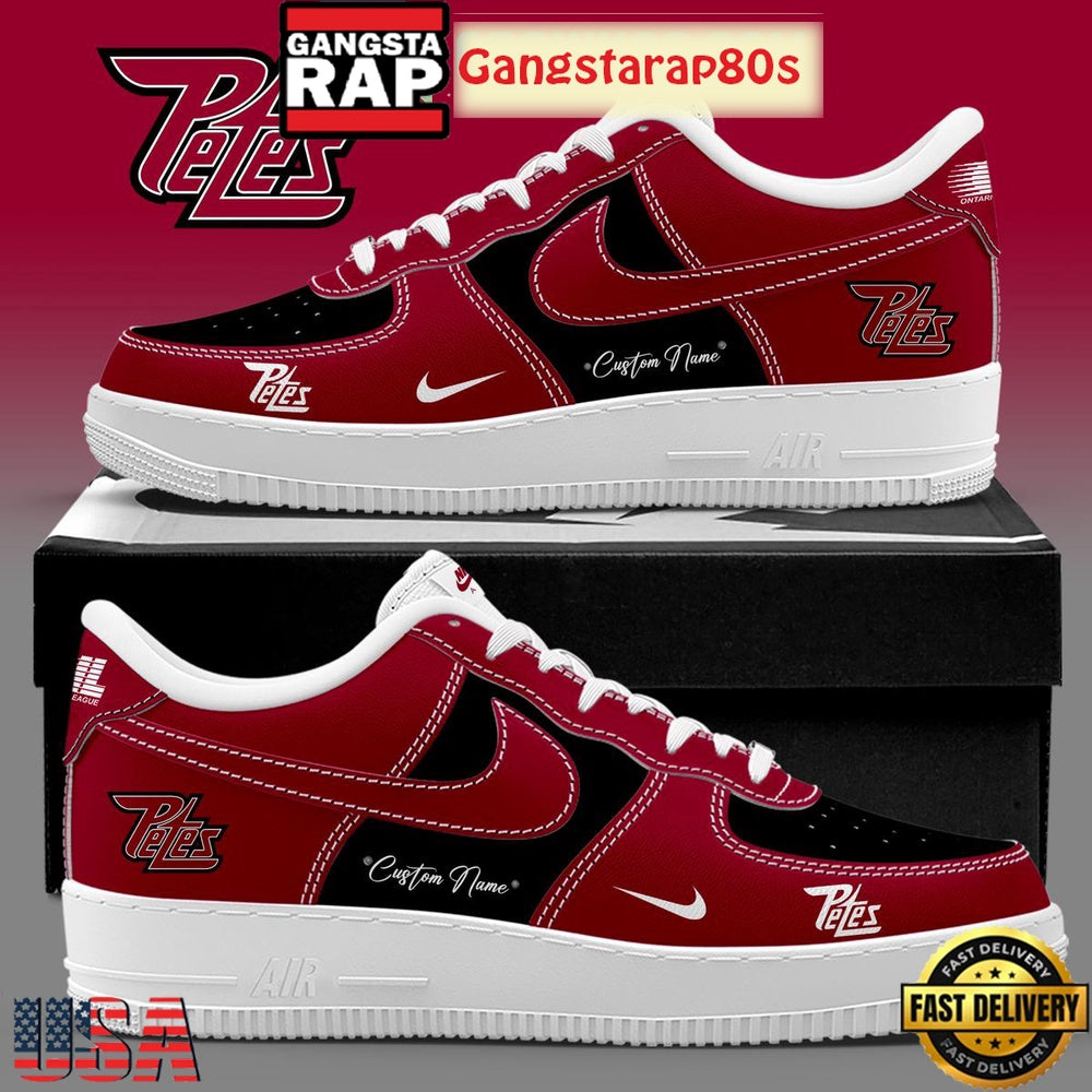 Peterborough Petes Hockey New Season 2026 Custom Air Force 1 Running Sneakers Shoes