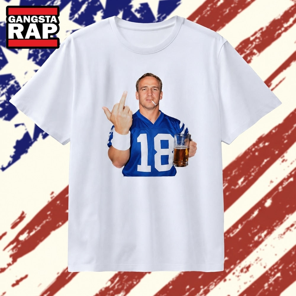 Peyton Manning Indianapolis Colts 18 NFL T Shirt