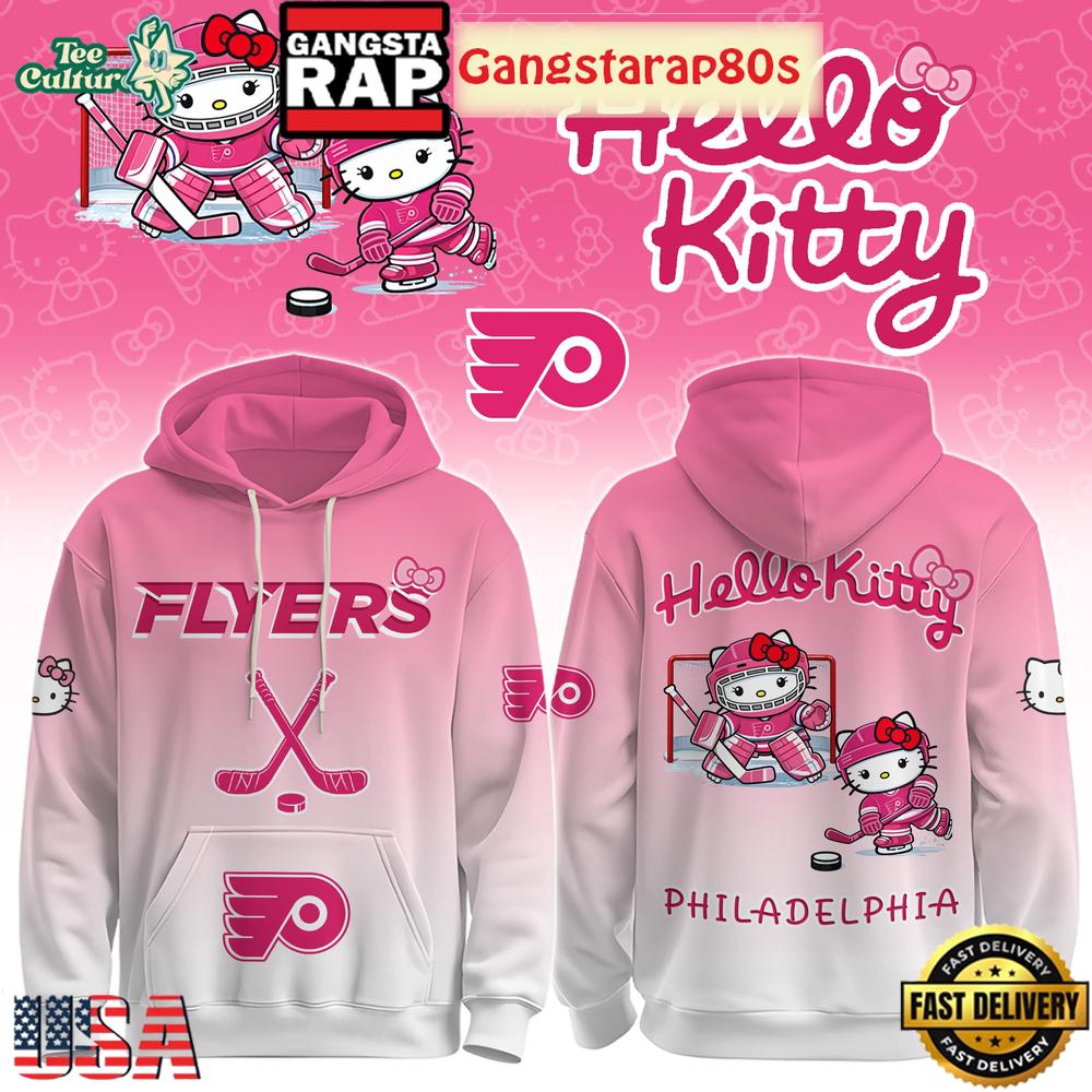 PHI Flyers Special Hello Kitty New Design Unisex Hoodie Shirt