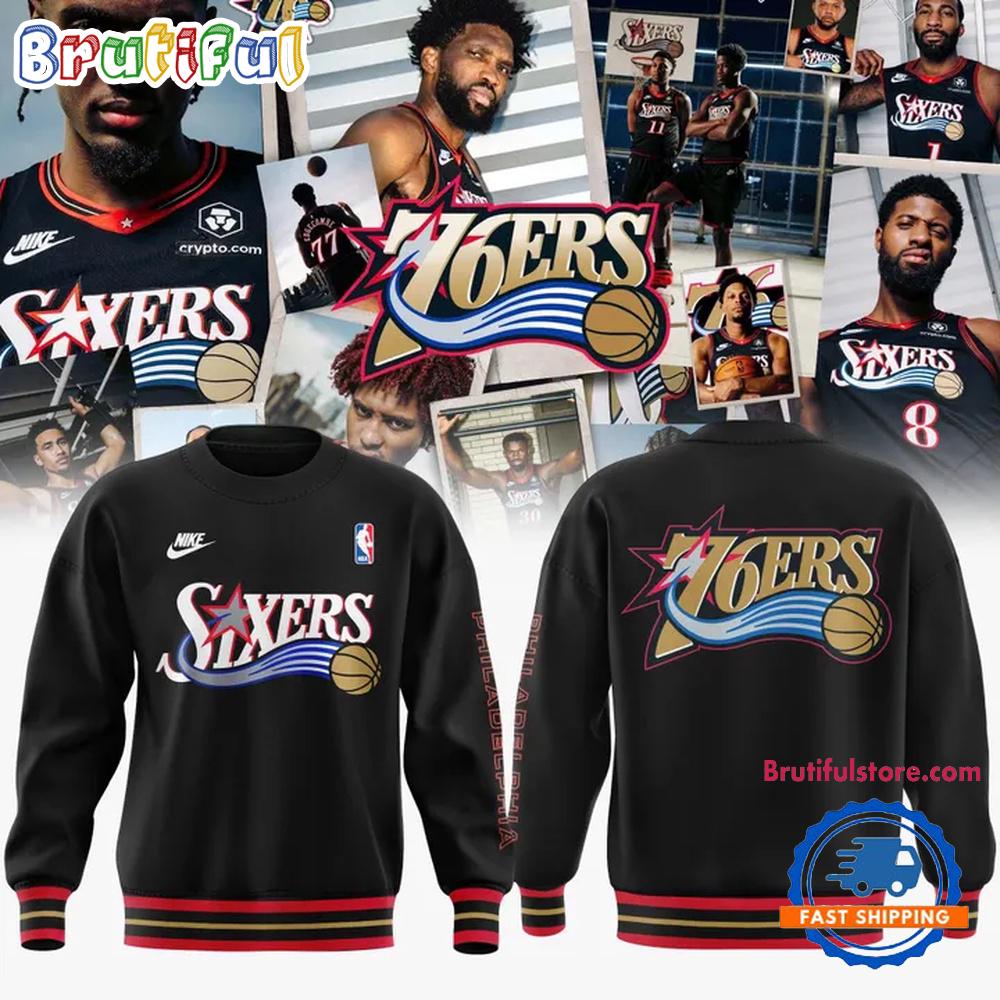 Philadelphia 76ers Back In Black 2026 Limited Edition Hoodie T-Shirt
