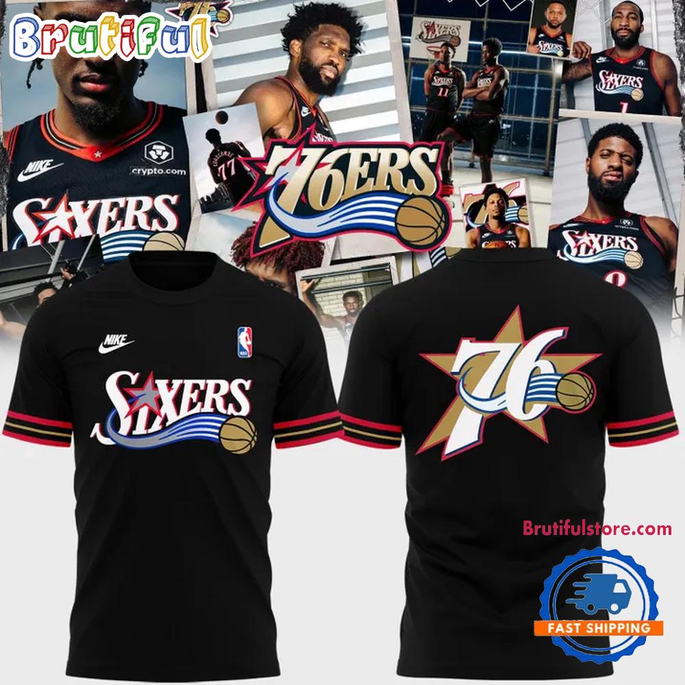 Philadelphia 76ers Back In Black 2026 Limited Edition Hoodie T-Shirt