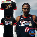 Philadelphia 76ers Sixers Hardwood Classic Edition Uniform T Shirt