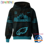 Philadelphia Eagles 2025 Back In Black Hoodie T-Shirt