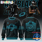 Philadelphia Eagles 2025 Back In Black Hoodie T-Shirt