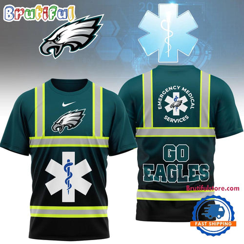 Philadelphia Eagles 2026 NFL National EMT & Paramedic Day Special New 3D Shirt