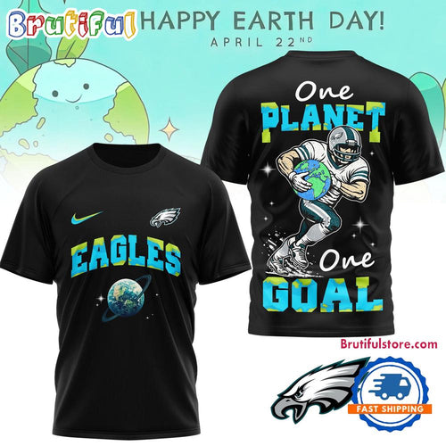 Philadelphia Eagles 2026 NFL x Earth Day Limited Edition 3D T Shirt