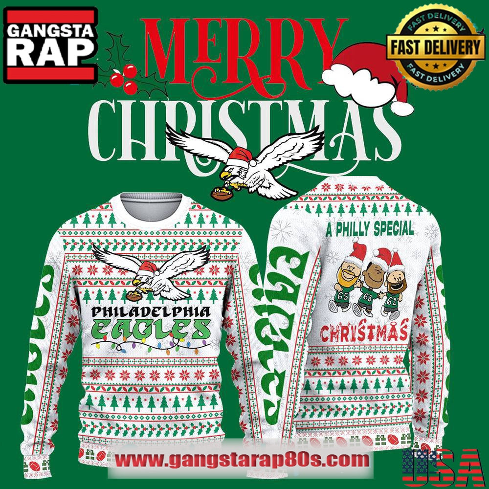 Philadelphia Eagles A Philly Special Christmas 2025 Ugly Sweater