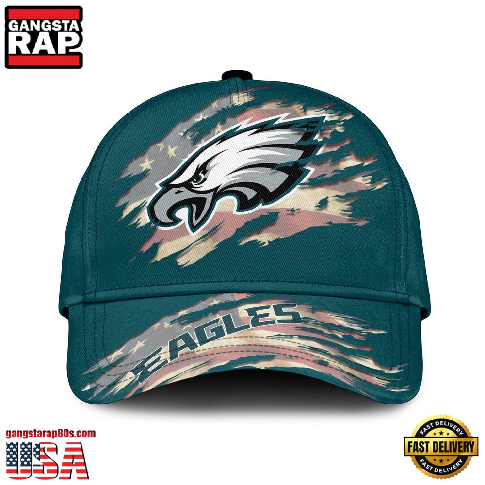 NFL Philadelphia Eagles American Flag Baseball Cap Snapback Hats