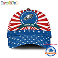 Philadelphia Eagles American Flag Pattern Independence Day Baseball Cap