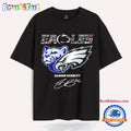 Philadelphia Eagles and Penn State Nittany Lions Saquon Barkley Signature T Shirt